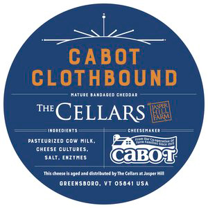 Etiqueta Cheddar Cabot Clothbound